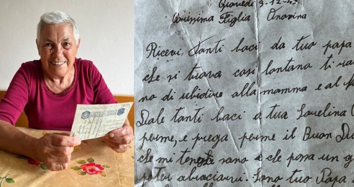 la bellissima lettera di Onorina Manica