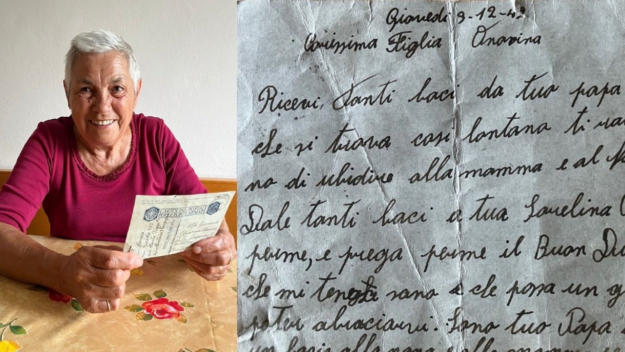 la bellissima lettera di Onorina Manica