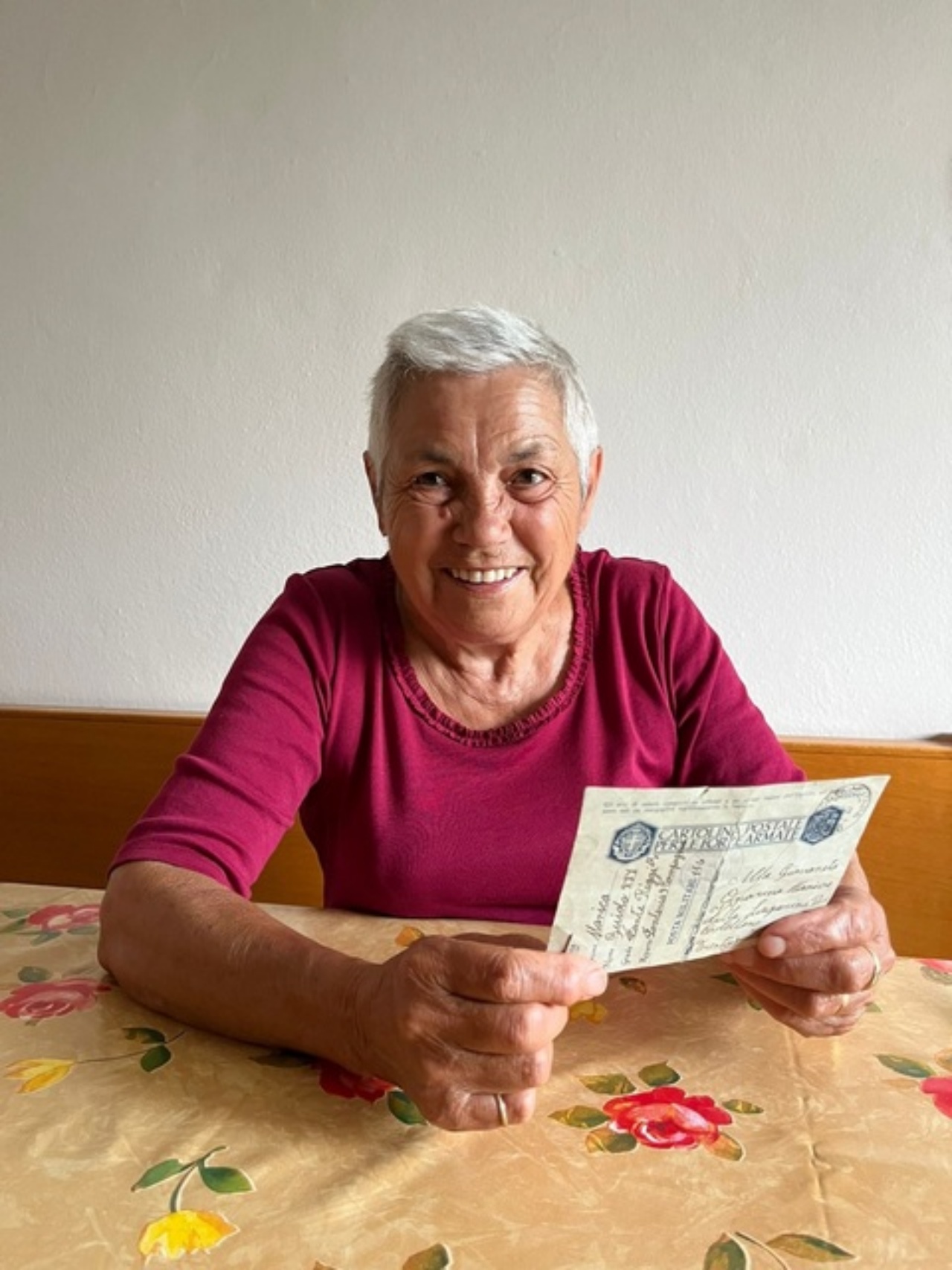 la bellissima lettera di Onorina Manica