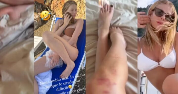 Alessia Marcuzzi incidente