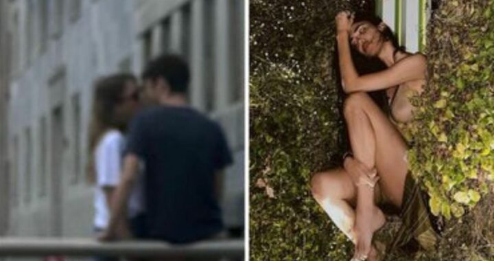 Belen Rodriguez bacio
