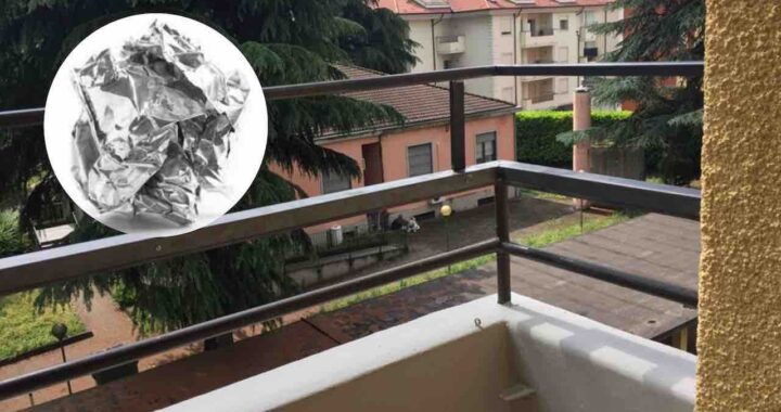 carta stagnola balcone