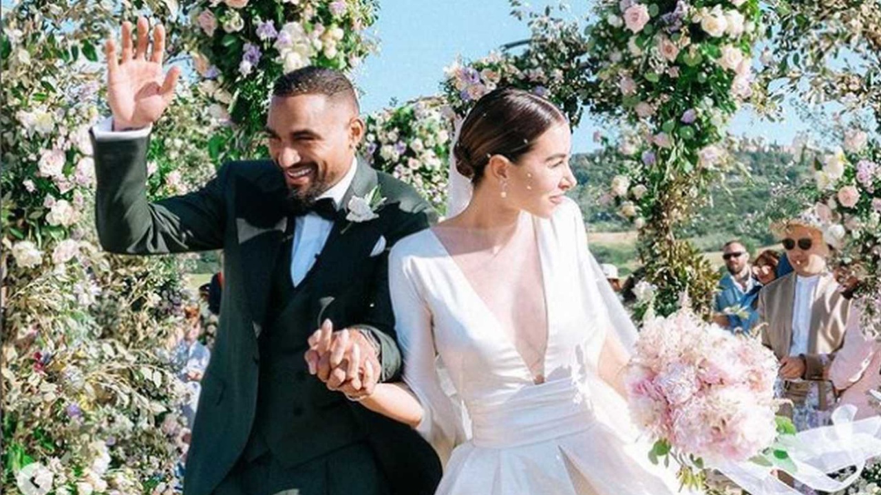 Kevin Prince Boateng e Valentina Fradegrada