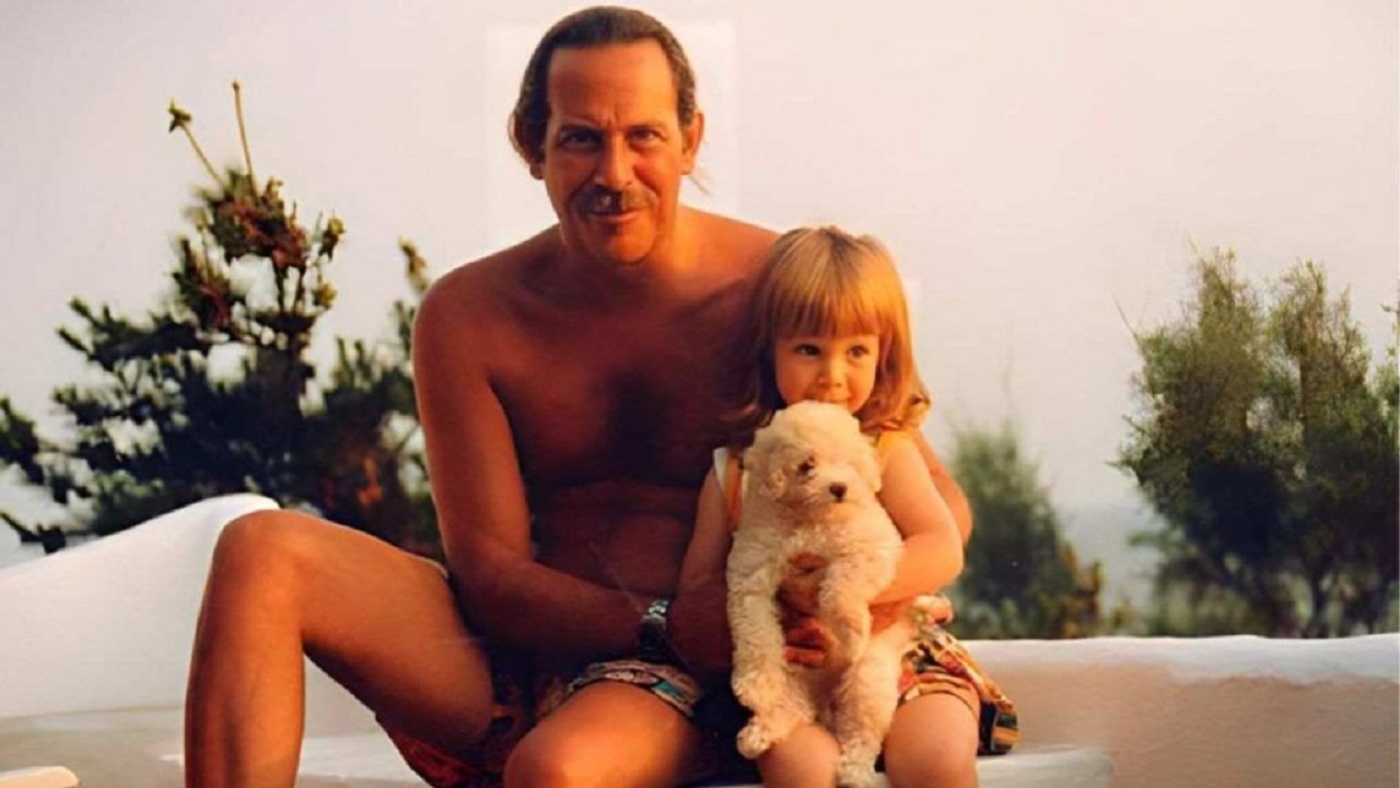 Alberto Castagna con la figlia