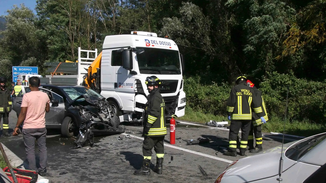 incidente stradale Sondrio