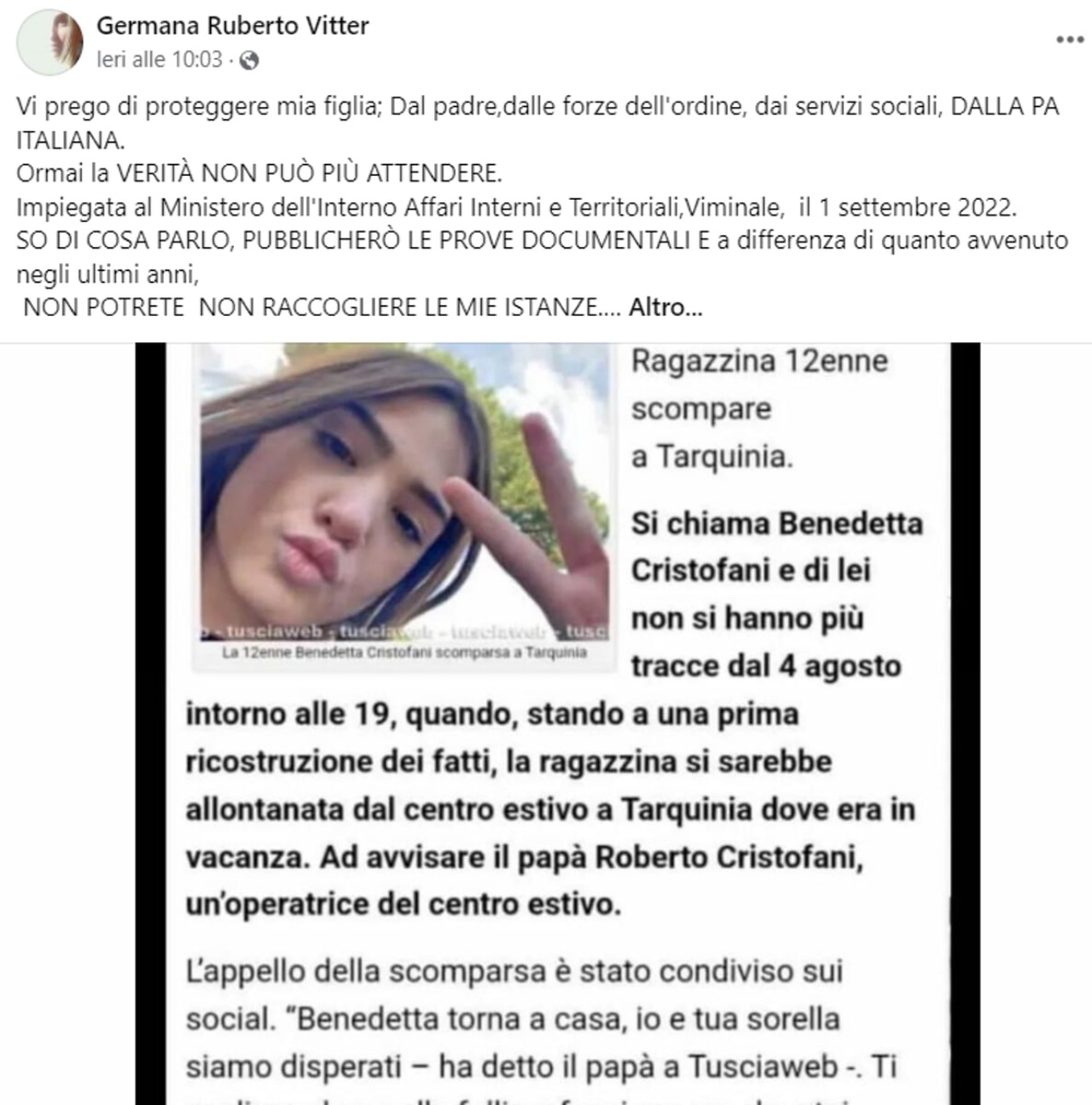 madre benedetta