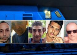 cinque operai investiti treno