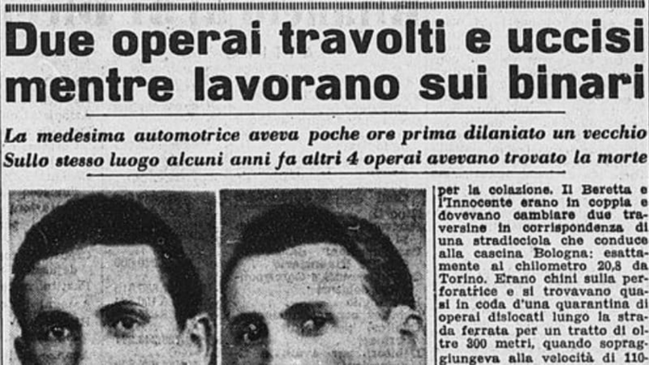 Operai morti a Brandizzo: 67 anni fa un incidente fotocopia su quegli stessi binari