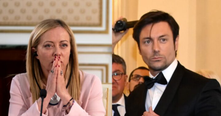 Andrea Giambruno e Giorgia Meloni