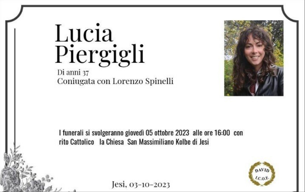 Lucia Piergigli epitaffio