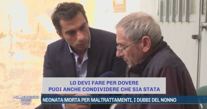 le parole del nonno della piccola Aurora