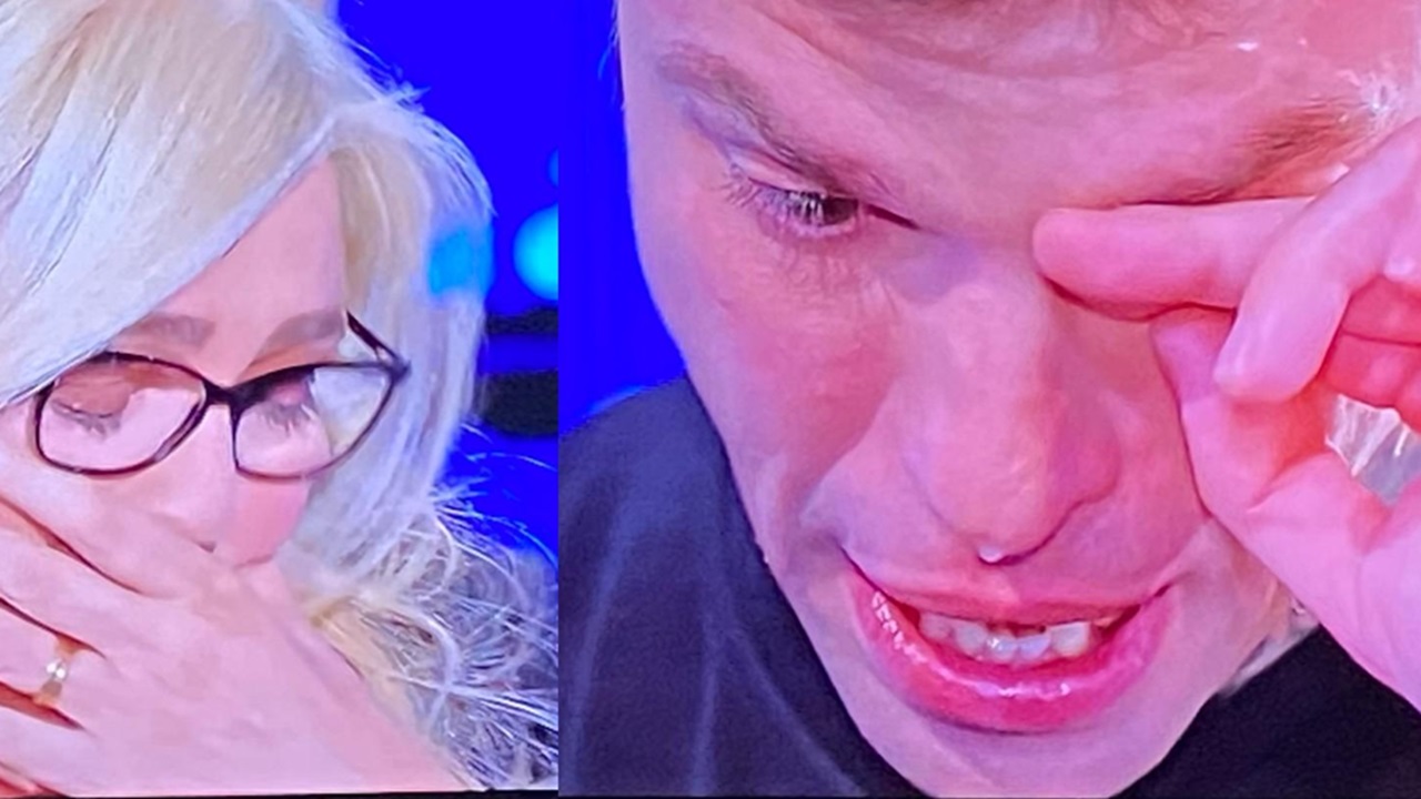 Mara Venier e Fedez piangono a Domenica In: Tu mi hai aiutata ma io non ho fatto in tempo