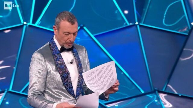 Sanremo 2024, Amadeus interrompe il Festival: arriva un comunicato stampa dell’ultimo minuto
