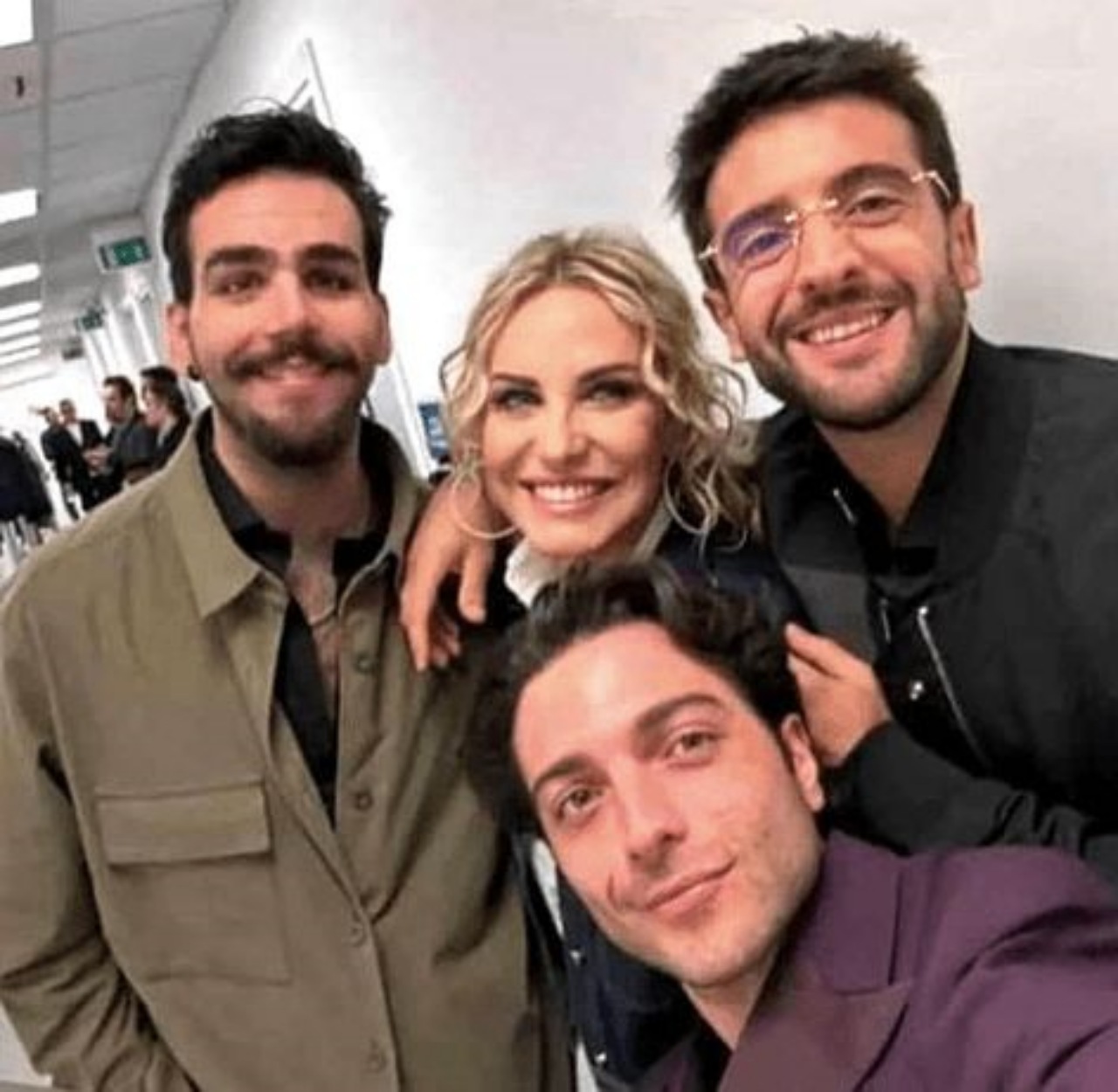 Antonella Clerici e il Volo: la madrina del gruppo