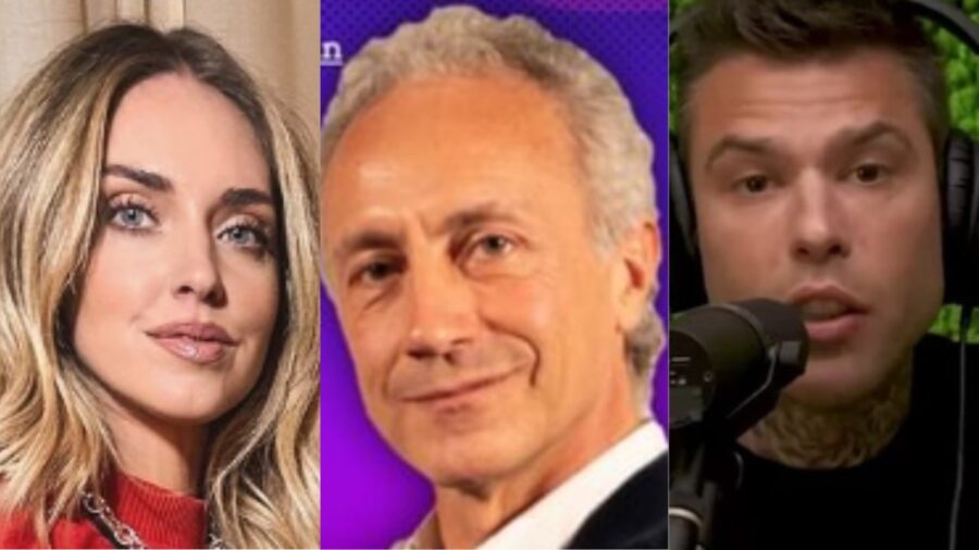 Chiara Ferragni Marco Travaglio e Fedez