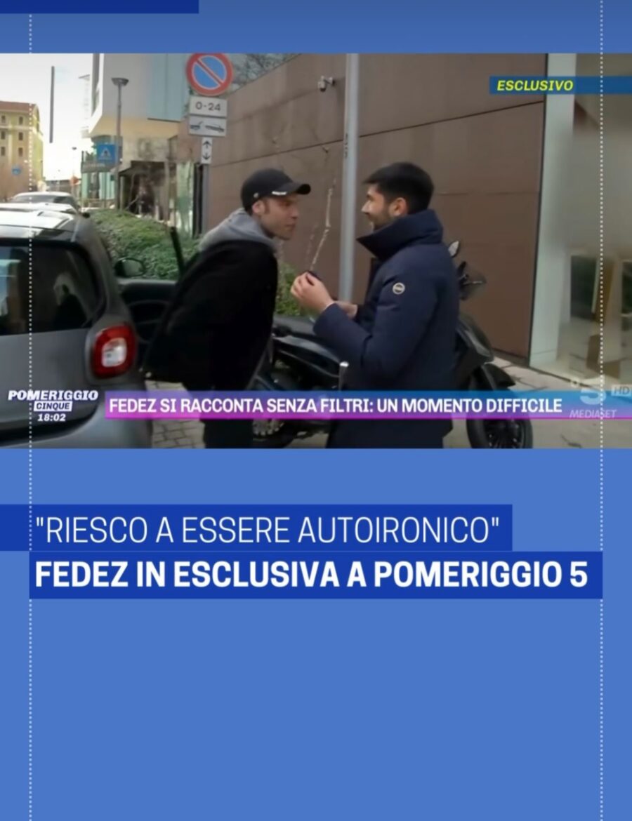 Fedez Pomeriggio 5