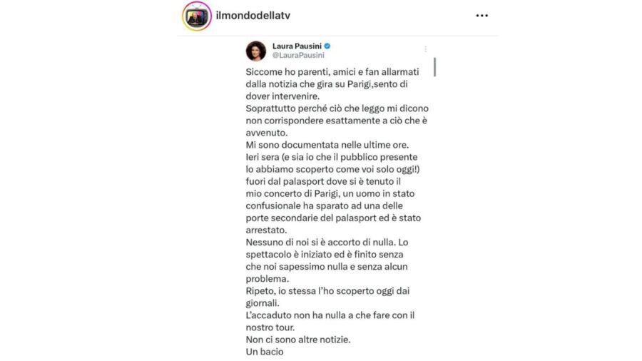 Post di Laura Pausini