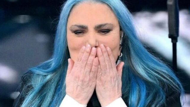 La reazione di Loredana Bertè nello scoprire di essere al primo posto della classifica provvisoria