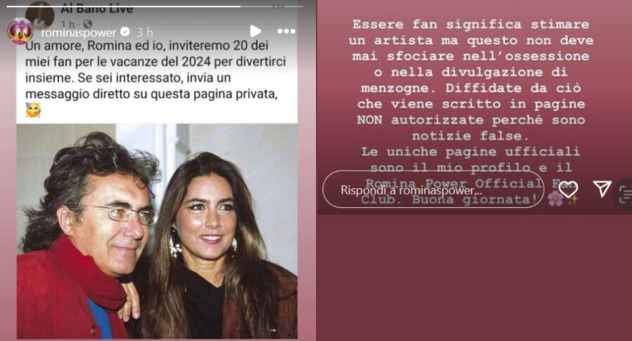 Romina Power instagram