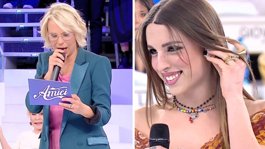 Angelina Mango e Maria De Filippi