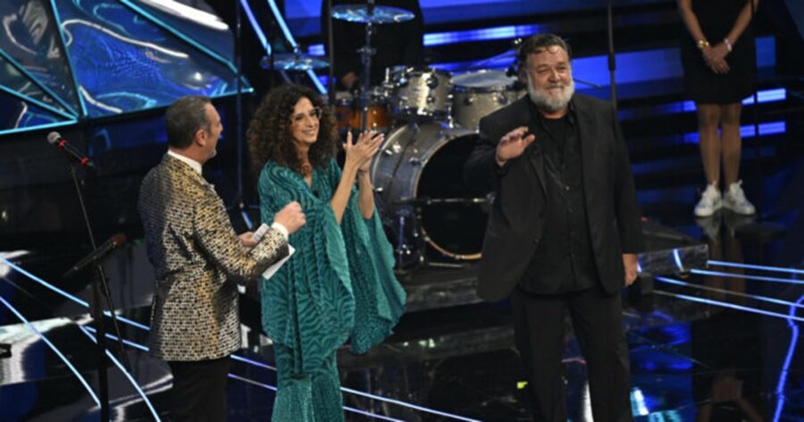 Russell Crowe Sanremo 2024