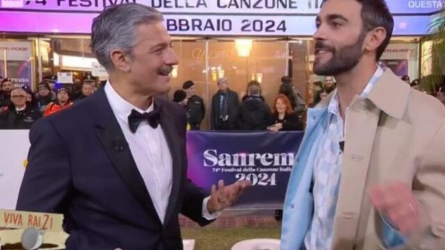 Fiorello ed il retroscena su cosa ha fatto Marco Mengoni dietro le quinte della diretta di Sanremo 2024