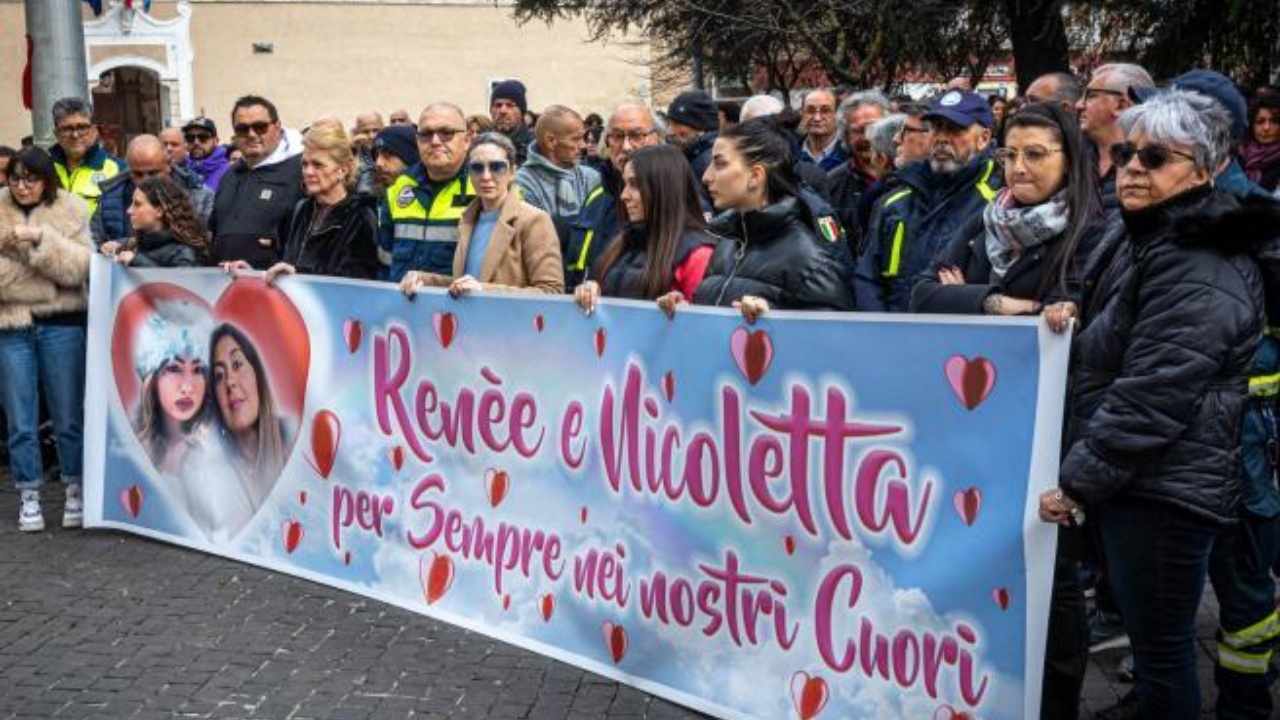 Nicoletta e Renèe funerali