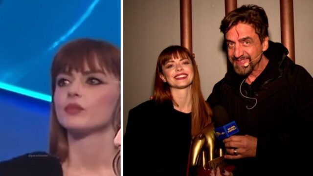 Annalisa riceve il Tapiro d’oro e spiega le lacrime durante la premiazione di Angelina Mango a Sanremo: “Solo emozione”