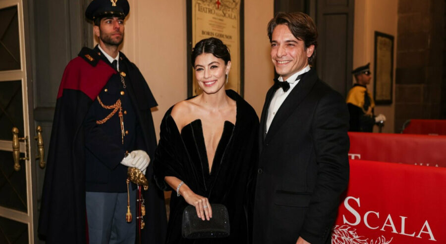 attrice Alessandra Mastronardi con il marito Gianpaolo Sannino