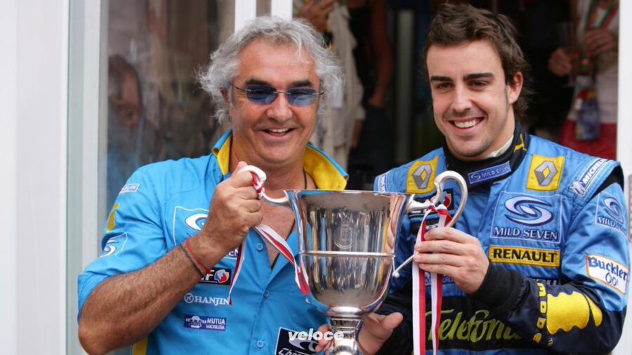 Flavio Briatore con Alonso