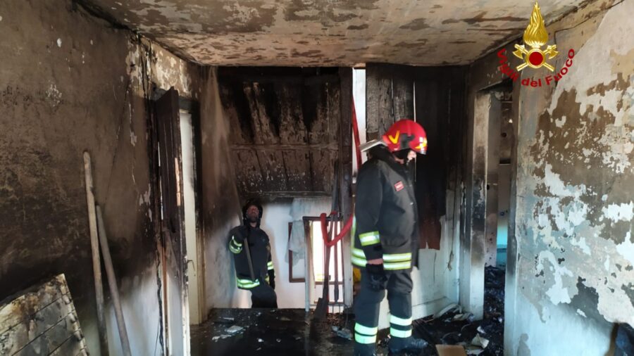 Incendio a Sottomarina di Chioggia