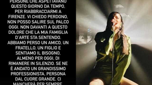 “Vi chiedo perdono, non posso salire sul palco” Grave lutto per la cantante, annullato un concerto: l’annuncio spezza il cuore