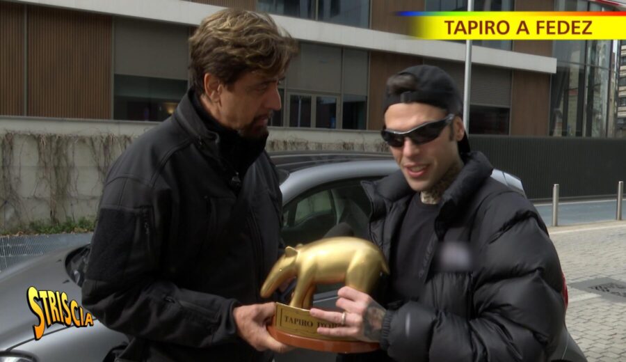 tapiro d'oro per fedez