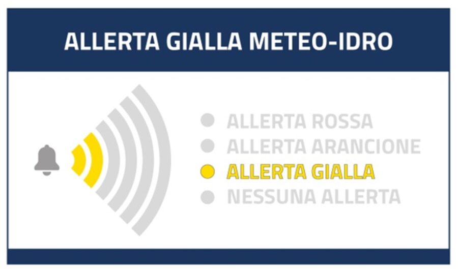 Allerta gialla meteo idraulica