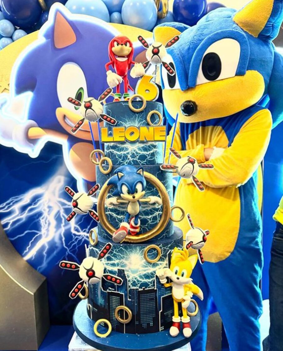 Festa a tema Sonic per Leone