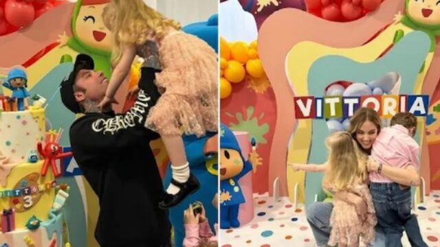 “La mamma costretta ad intervenire” Chiara Ferragni e Fedez, è successo al compleanno di Vittoria: il retroscena choc