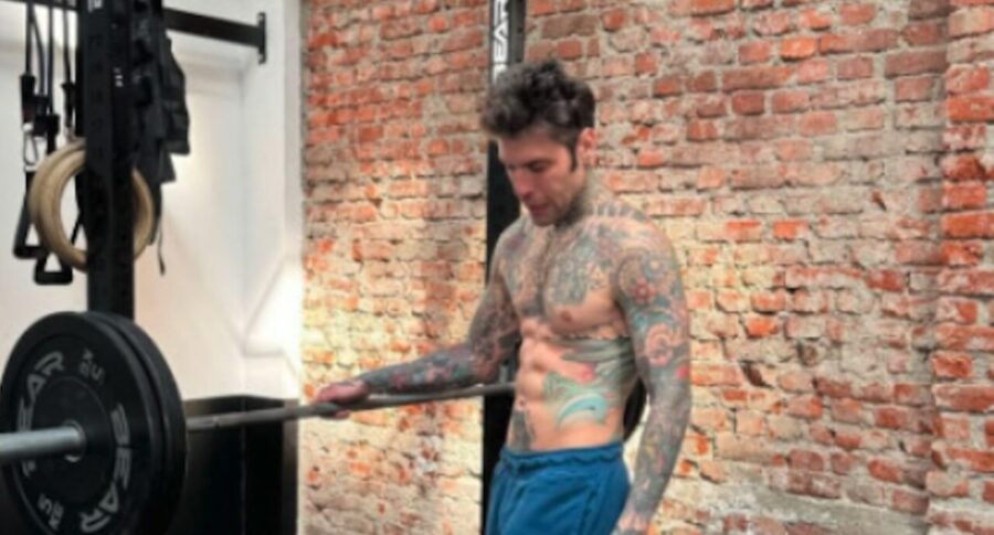 fedez si allena