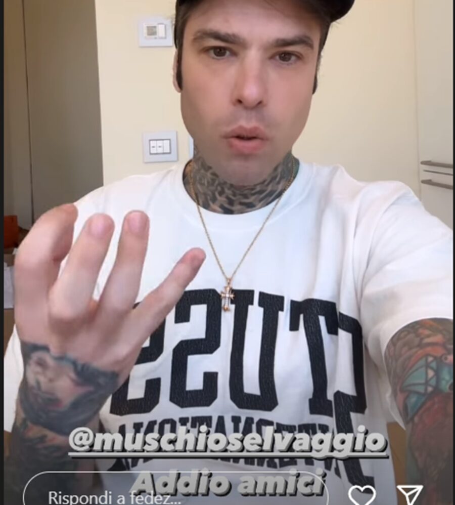 Fedez addio a Muschio Selvaggio