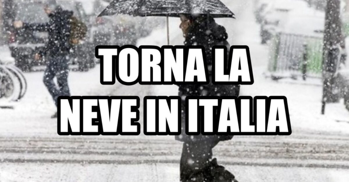 Maltempo In Italia Pioggia Temperatura In Picchiata E Neve Le Maltempo In Italia Pioggia Temperatura In Picchiata E Neve Le