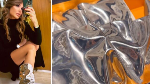 Ilary Blasi indossa gli stivali sparkling, ma sapete quanto costano? Prezzo choc