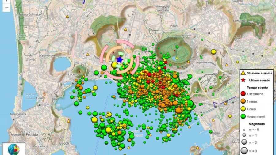 Terremoto nel Comune di Pozzuoli