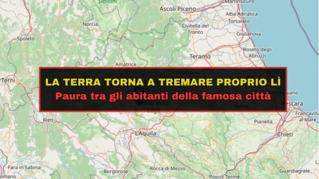 Scossa di terremoto: la terra torna a tremare proprio nella città sismica
