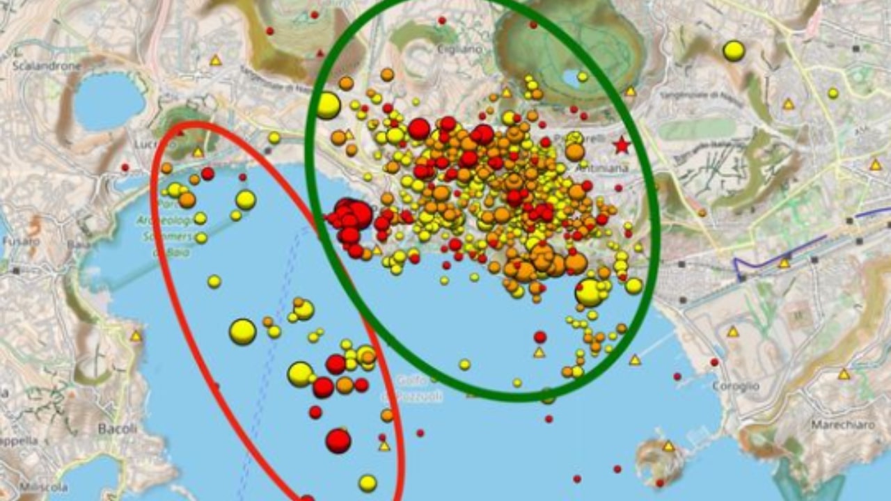 Scossa di terremoto a Napoli nella zona dei Campi Flegrei