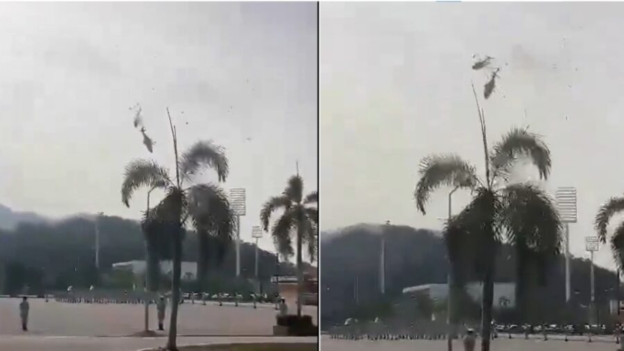 Due elicotteri militari si scontrano e precipitano in Malesia