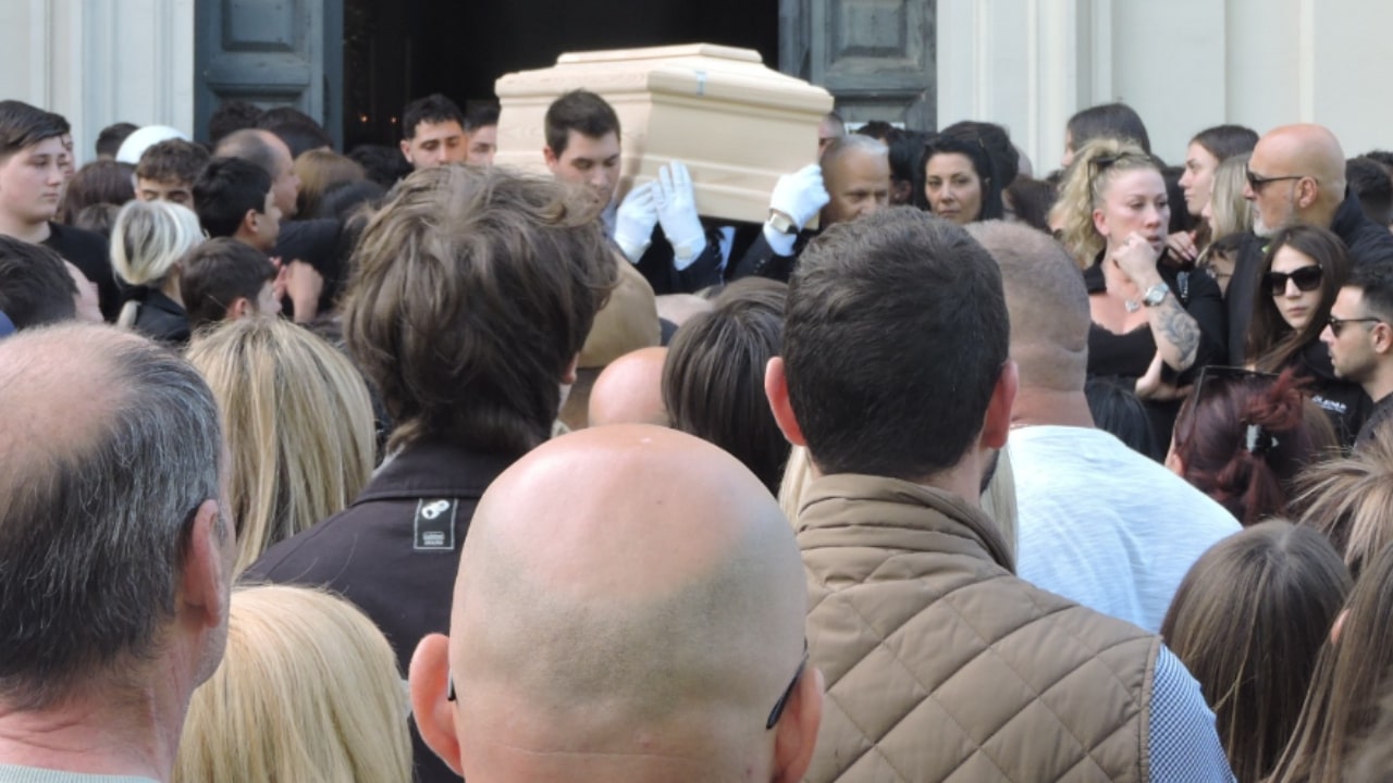 The funeral of Fabrizio Procaccini