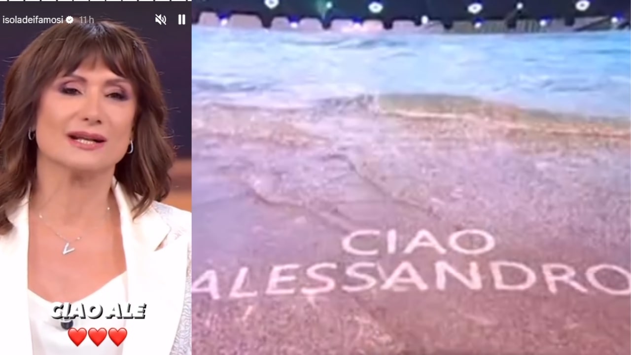 Il saluto finale all'Isola dei famosi