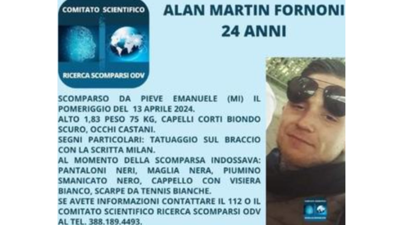 L'appello del padre di Alan Martin Fornoni