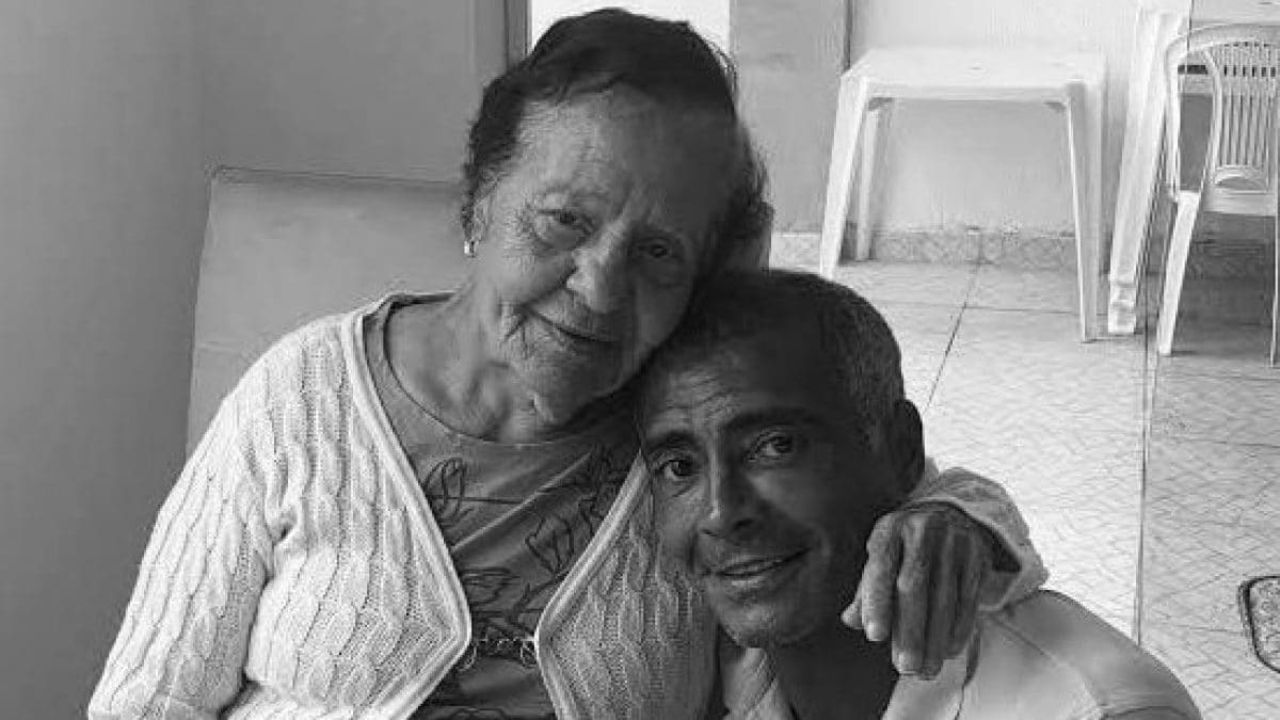 Romario con la madre