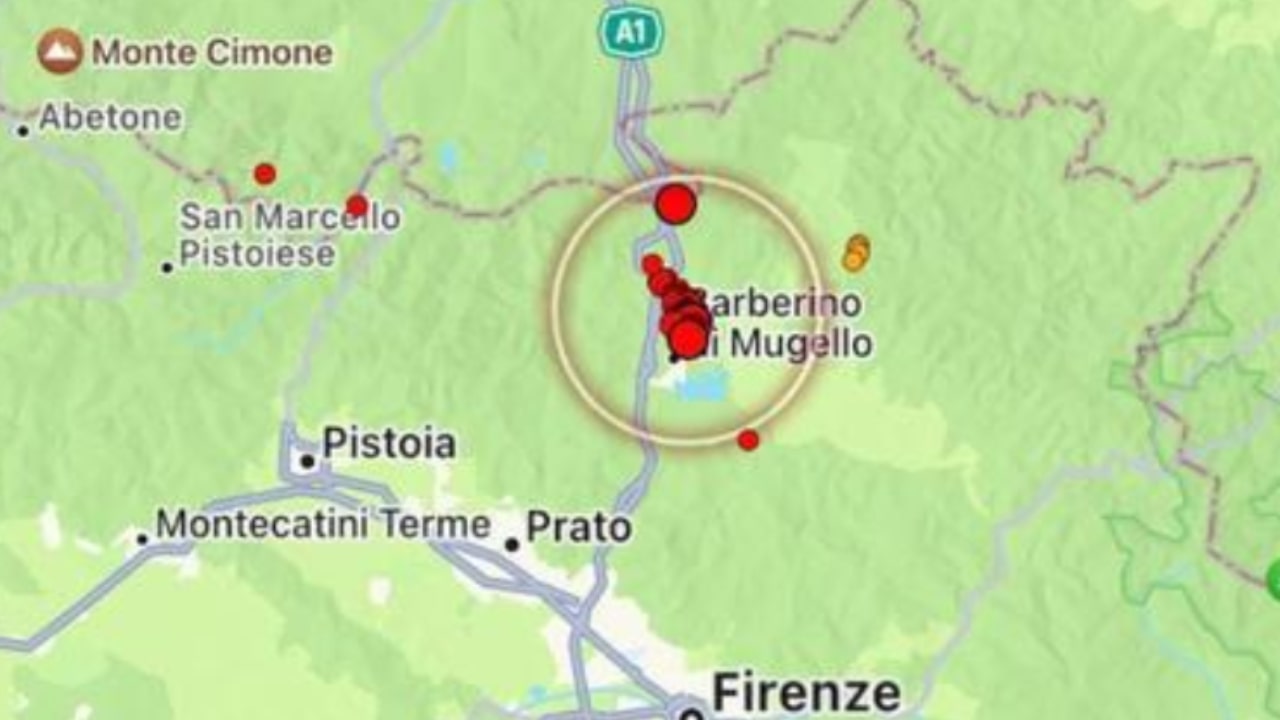 Lo sciame sismico investe i Comuni della Toscana
