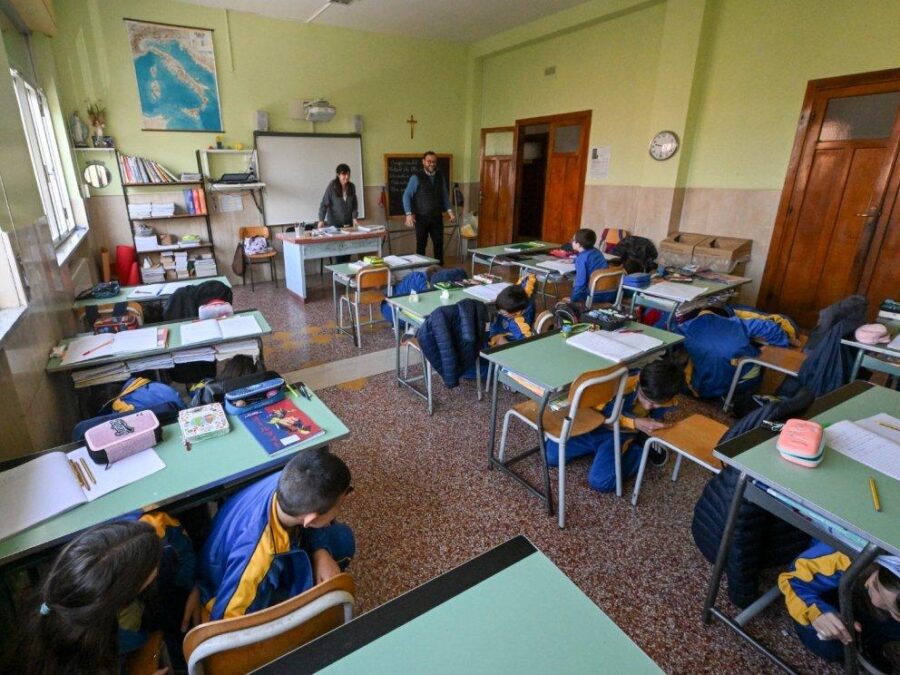 exercise, Earthquake swarm in Southern Italy